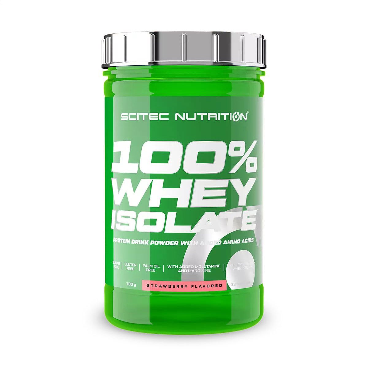 Протеїн Scitec Nutrition 100% Whey Isolate Полуниця, в порошку, 700 г
